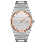 Tissot PRX Powermatic 80 40mm T137.407.21.031.00 - bracciale e cassa acciaio - quadrante argento con datario - lunetta bronzo
